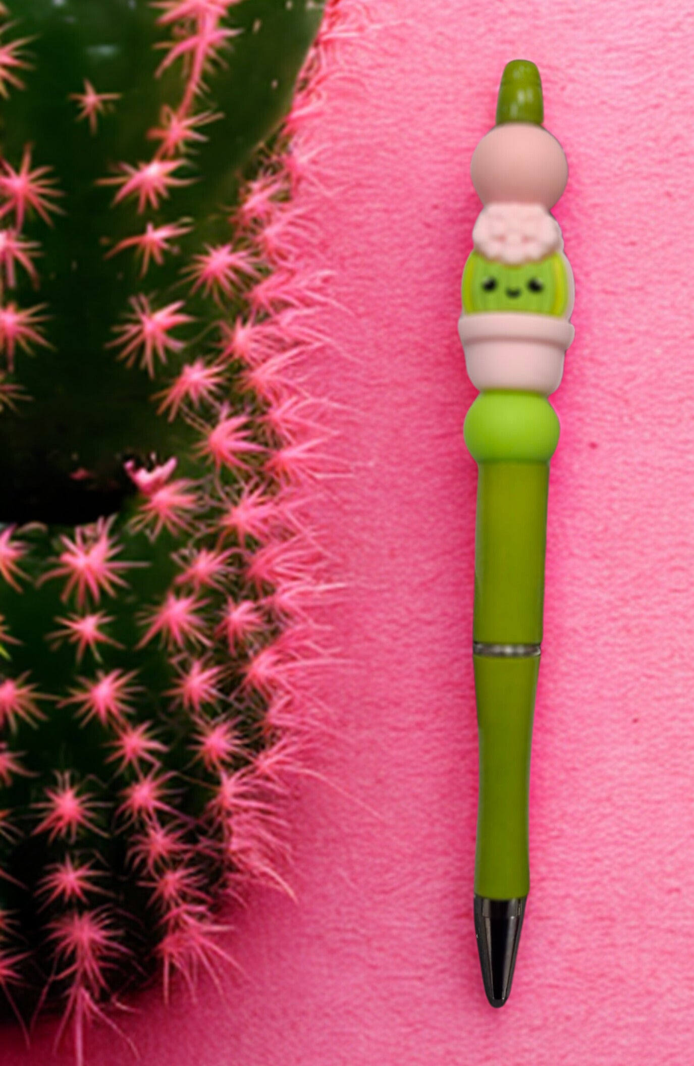 Cactus Beaded Pen