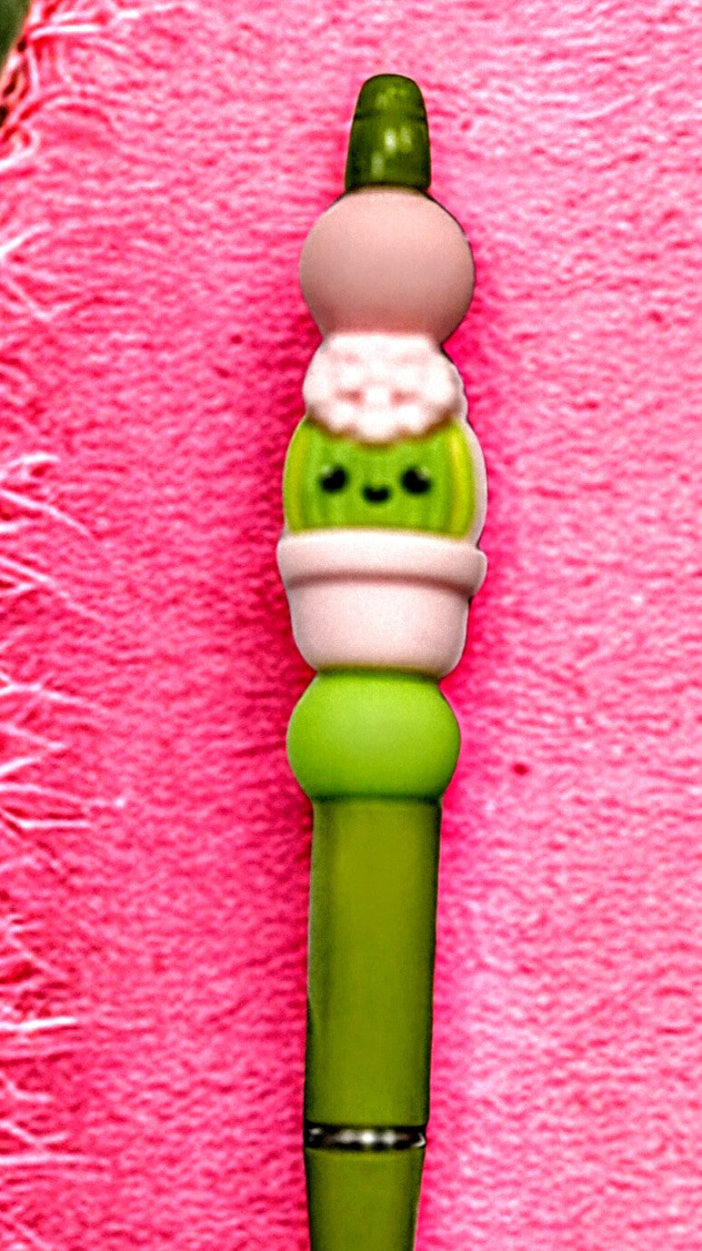 Cactus Beaded Pen